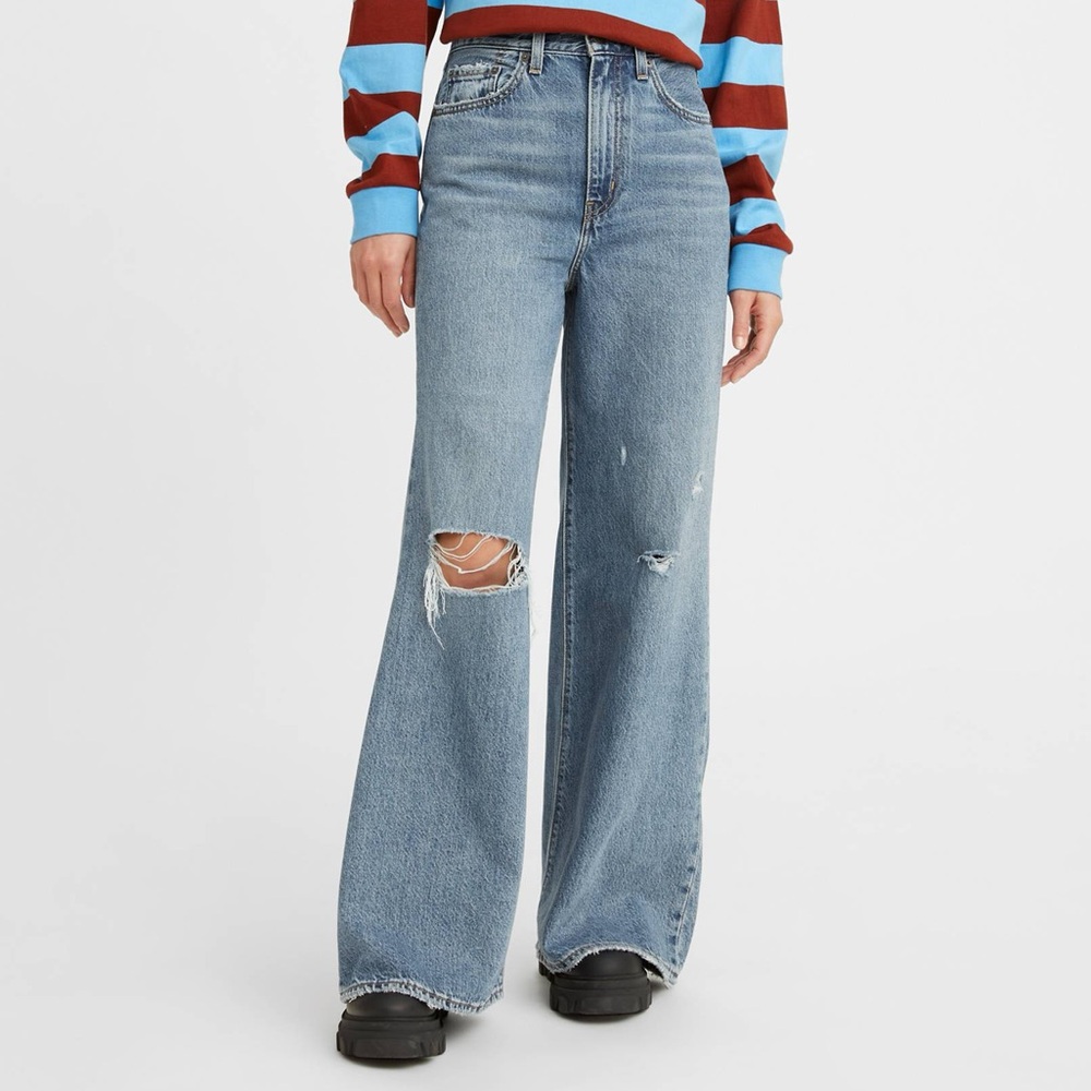 NEW Levi's HIGH LOOSE FLARE WOMEN'S JEANS Size 27x32